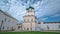 The Church of Resurrection and other churches in Rostov Kremlin timelapse hyperlapse.