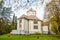 Church of Ruotsinpyhtaa at autumn. It was built in 1770. The basic shape of the church is octagonal. In 1898, there were basic