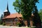 Church of the Sacred Heart of Jesus in Stegna, Poland.