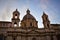 The Church of Saint Agnes in Agony under the sky