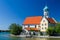 Church of Saint Georg in Wasserburg, Lake Constance, Bavaria, Germany