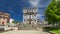 Church of Saint Ildefonso timelapse hyperlapse, covered with typical Portuguese tiles called Azulejos in Porto, Portugal