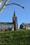 Church of Saint-Jean-Sart on a hill top