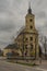 Church of Saint Peter and Paul in Pruske village in spring cold day