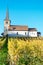 Church Saint-Sulpice With Vineyard