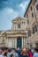 Church of Saints Vicente and AnastÃ¡cio next to the Trevi Fountain in Rome, Italy