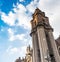 Church of San Felipe Neri in Mexico city. Details of colonial architecture. Travel photo. Wallpaper or background. Latin