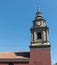 The church of San Francisco, Catholic temple and old convent, in the Alameda, the main avenue of Santiago de Chile