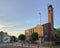 Church of San Ildefonso in Camponaraya town, along the Camino de Santiago, Spain.