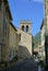 Church of Sant Jaume in  the medieval village of Villafranca de Conflent is located in the historical region of Conflent, France