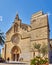 Church Sant Jaume in the old town Alcudia, Majorca island, Spain