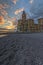 Church Santa Maria Assunta of Camogli and the beach, Liguria, Italy