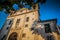 Church of Sao Cristovao in Lisbon. It is located in the medieval Mouraria quarte. The church has a Mannerist facade in beige