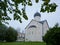 Church of the Savior`s Transfiguration on Lenin Street in Veliky