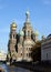 The Church of the Savoir on Blood, view from Griboyedov Canal, St. Petersburg, Russia