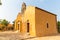 Church in small cretan village Kavros in Crete island, Greece.