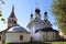 The Church of St. Antipius and Lazarevskaya church in Suzdal, Russia