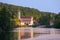 The church St. BartholomÃ¤us of the village Zeitlarn near Regensburg, Bavaria on the river Regen in afternoon sunlight