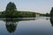 The church St. BartholomÃ¤us of the village Zeitlarn near Regensburg, Bavaria on the river Regen in afternoon sunlight