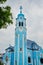 The Church of St. Elizabeth commonly known as Blue Church is a Hungarian Secessionist Jugendstil, Art Nouveau Catholic church
