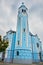 The Church of St. Elizabeth commonly known as Blue Church is a Hungarian Secessionist Jugendstil, Art Nouveau Catholic church