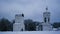 Church of St. George with belltower ,Watertower, and refectory, Kolomenskoye, Moscow, Russia