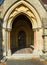 Church of St James, entrance. Titsey, Surrey. UK