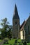 Church of St James, shingle spire. Titsey, Surrey. UK