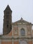 Church of St. John and Paul with an ancient bell tower of the IX century to Ravenna in Italy.