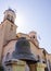Church of St. John Russian and the bell on the Greek island Evia in Prokopi - a popular place of religious pilgrimage