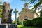 Church of St. Martin and cemetery in the picturesque village Buje, Croatia