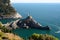 Church of St. Peter, summer view. Portovenere. La Spezia province. Liguria. Italy