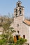 Church of St. Petka with a bell tower. Budva, Montenegro