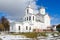 Church of St. Prince Alexander Nevsky, spring landscape, Gomel,