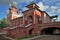 Church of St. Sergius of Radonezh with refectory 1694 and belfry, Vysokopetrovsky Monastery male monastery on Petrovka street, i