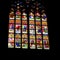 Church stained glass window - Easter Stock Photos