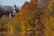 Church Steeple and Fall Colours on the Grand River in Paris, Ontario