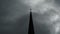 Church Steeple Stormy Clouds Timelapse
