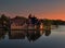 Church at sundown