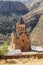 Church Surb Astvatsatsin in the medieval monastery of Noravank in Armenia.