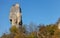 The church on top of the rock - The Katskhi pillar a natural limestone monolith in Georgia