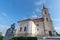 Church tower with clock