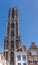 Church tower Domtoren in the historic center of Utrecht