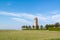 Church tower of Firdgum, Friesland, Netherlands