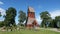 Church tower of Gamla Uppsala in Sweden