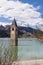 Church Tower Of Graun in the Lago Di Resia, Italy