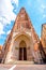 Church tower in Landshut town