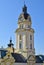 Church tower in Pecs city, Hungary