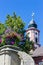 Church tower of Saint Mary on Island Mainau, Germany