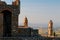 Church towers in Montalcino village